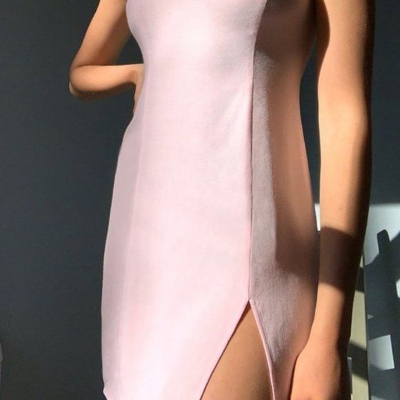 𝅺*NWT* Sunday Best Aritzia pink Honey Ryder Mini shift dress - Picture 6 of 13